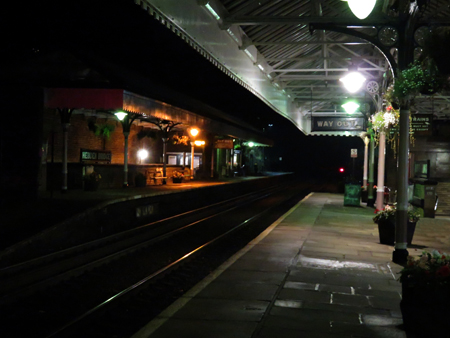 The station at night
